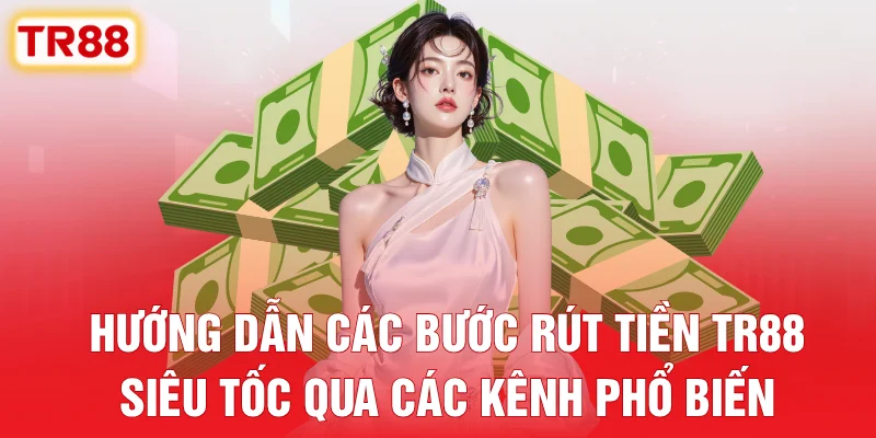 Hướng dẫn các bước rút tiền TR88 siêu tốc qua các kênh phổ biến