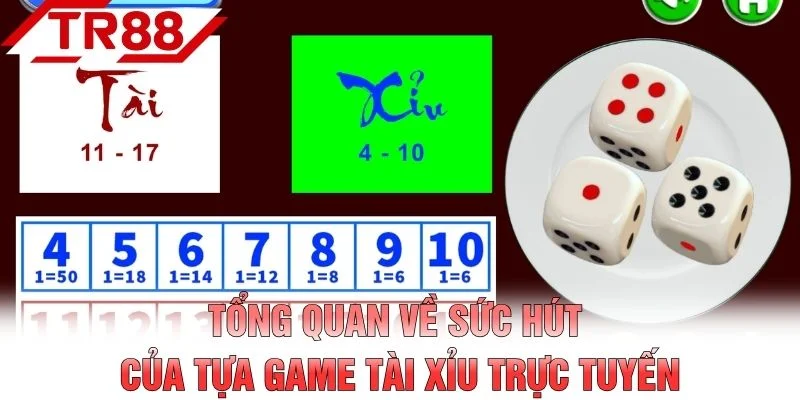 Tổng quan về sức hút của tựa game tài xỉu trực tuyến